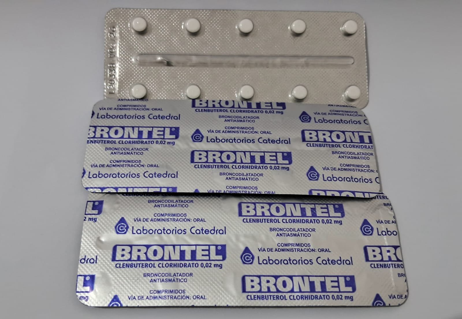 Clembuterol Cartela 10 comprimidos 0.2 mg